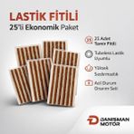 Lastik Fitili 25’li Set – Tubeless Lastik Tamir Fitili (Oto & Motosiklet Uyumlu)