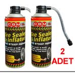 Lastik Tamir Kiti Lastik Tamir Spreyi 400 Ml Büyük Boy 2 Adet