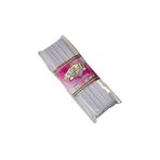 Lastik Tek-İş Sert Yumuşak Çamaşır Don Etek Bel Paça Bebe Lastiği Yassı Yumuşak 1,1cm No:2 BEYAZ 10m
