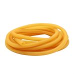 Lastik tüpü Doğa Lateks Kauçuk Hortumlar Fiziksel Egzersiz İçin Sarı Çoklu Boyutlar(1 METER X 5MM X 7MM)