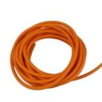 Lastik tüpü Lateks Kauçuk Boru Turuncu Drenaj 2mmx5mm 0,5-5 Metre(5 Meter)