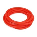 Lastik tüpü Lateks Kauçuk Hortum Renk Aralığı Boyut Esneklik(Red,1 METER-ID 6MM X OD 9MM)