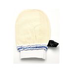 Lastikli Banyo Hamam Eldiven Kese 15x26 Cm krem