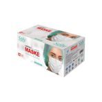 Lastikli Cerrahi Maske 3 Katlı Telli Beyaz