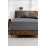 Lastikli & Hipoalerjenik Çarşaf%100 Pamuk Penye Kumaş 120X200 Antrasit, Luxcarsaf