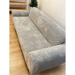 Lastikli Koltuk Örtüsü 3’lü Yıkanabilir Esnek Koltuk Kılıfı | Leke Tutmaz Çekyat Kanepe Örtüsü” - 180 x 230 cm - Gri