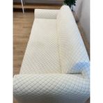 Lastikli Koltuk Örtüsü 3’lü Yıkanabilir Esnek Koltuk Kılıfı | Leke Tutmaz Çekyat Kanepe Örtüsü” - 180 x 230 cm - Krem
