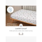 Lastikli Müslin Bebek Çarşaf - Bebe Lapin Rose