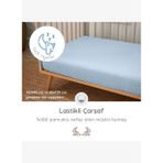 Lastikli Müslin Bebek Çarşaf - Endless Blue