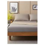 Lastikli Pamuk Penye Çarşaf Gri 180X200 Littlekingsize