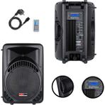 Lastvoice AMPLE-12A Aktif Kabin Hoparlör 12 Inç 800 Watt Bluetooth USB - Siyah