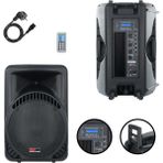Lastvoice AMPLE-15A Aktif Kabin Hoparlör 15 Inç 1000 Watt Bluetooth USB - Siyah
