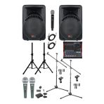Lastvoice Ample Classy-Paket-2 Aktif Hoparlör Ve Mixer Full Ses Sistemi Seti