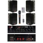 Lastvoice Black Large Plus Paket-3 Hoparlör ve Amfi Anons Ses Sistemi Seti