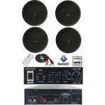 Lastvoice Black Small-3 Tavan Hoparlör+Anfi Ses Sistemi Paketi