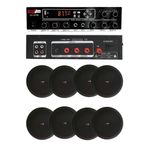 Lastvoice Black Small-7 Tavan Hoparlör ve Anfi Ses Sistemi Paketi