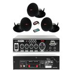 Lastvoice Black Small Paket-2 Hoparlör ve Anfi Ses Sistemi Seti