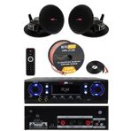 Lastvoice Black Stately Pack-2 Tavan Hoparlörü Ve Anfi Ses Sistemi Seti