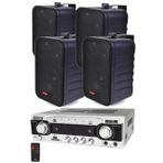 Lastvoice Black Wall Small Paket-2 Hoparlör ve Anfi Ses Sistemi Seti