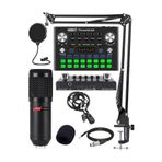 Lastvoice BM800 Live Plus Set Efektli Ses Kartı Mikrofon Stand Kayıt Canlı Yayın Seti