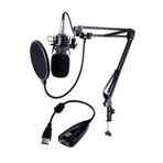 Lastvoice BM800 Stand + Serskartı + Stüdyo Mikrofonu