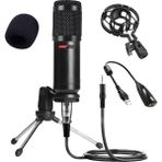 Lastvoice BM800 SY Mini Tripodlu Youtuber Twitch Yayıncı Mikrofonu - Gold