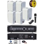 Lastvoice High Voice Paket-2 Bölgeli Anfi ve Duvar Hoparlör Ses Anons Sistemi Seti