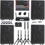 Lastvoice Ideal Plus Paket-3 Okul Tören ve Canlı Müzik Ses Sistemi Seti - Siyah