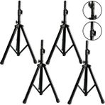 Lastvoice KB05-X4 (4'lü) Kabin Hoparlör Standı Sehpası - Hoparlör Ayağı - Siyah