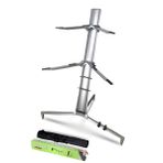 Lastvoice KS-20GR Silver Profesyonel Ultimate Org Standı Sehpası Çift Katlı Çantalı