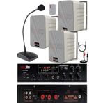 Lastvoice Large Paket-2 Hoparlör ve Amfi Anons Ses Sistemi Seti