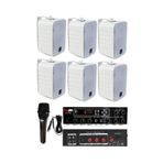Lastvoice Large Paket-5 Hoparlör ve Anfi Anons Ses Sistemi Seti