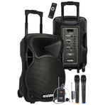 Lastvoice Lastvoice Ls-p1912ex Portatif Taşınabilir 3 Mikrofonlu Seyyar Ses Sistemi 12 Inç 800 Watt