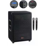 Lastvoice LPS-12MA Mikrofonlu Portatif Ahşap Kabin Hoparlör 12 İnç 800W