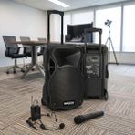 Lastvoice LS-P1912EH Portatif Taşınabilir Headset Mikrofonlu Seyyar Ses Sistemi 12 İNÇ 800 WATT - Gri