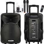Lastvoice LS-P1912EX Portatif Taşınabilir 3 Mikrofonlu Seyyar Ses Sistemi 12 İNÇ 800 WATT