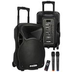 Lastvoice LS-P1915EE Portatif Taşınabilir Mikrofonlu Seyyar Ses Sistemi 15 İNÇ 1200 WATT