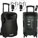 Lastvoice LS-P1915HH 2'li Headset Mikrofonlu Seyyar Ses Sistemi - Paket-3