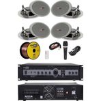Lastvoice Maxx Paket-1 Tavan Hoparlörü ve 3 Bölgeli Amfi Ses Sistemi Paketi (Full Set)