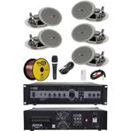 Lastvoice Maxx Paket-2 Tavan Hoparlörü ve 3 Bölgeli Anfi Ses Sistemi Paketi (Full Set)