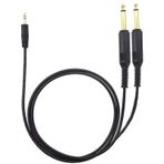 Lastvoice Mc-Aux Ses Ara Kablosu 3.5mm Jack To 2X6.35MM Jack Kablo