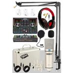 Lastvoice Midex Cx1 Titanium Set Efektli Ses Kartı Mikrofon Kulaklık Stand Kayıt Canlı Yayın (PC VE TELEFON)