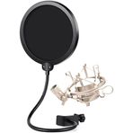 Lastvoice Ps-01SMX Pop Filter + Metal Gri Shock Mount Set