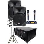 Lastvoice School Paket-1 Okul Tören Ses Sistemi Full Set (Hoparlör Anfi Mikrofon Stand)