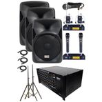Lastvoice School Paket-3 okul Tören Ses Sistemi Full Set (Hoparlör Anfi Mikrofon Stand)