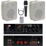 Lastvoice Soft Paket-1 Hoparlör Anfi Mikrofon Mağaza Ses Sistemi Seti - Siyah - Paket-1(Ana Varyant)