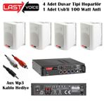 Lastvoice Soft Paket-2 Hoparlör ve Anfi Mağaza Ses Sistemi