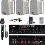 Lastvoice Soft Plus Paket-2 Hoparlör ve Anfi Mağaza Ses Sistemi - Siyah