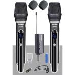 Lastvoice TX-102EE El Tipi Telsiz Kablosuz Şarjlı Çift Mikrofon Seti