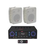 Lastvoice Wall Small Paket-1 Hoparlör ve Anfi Ses Sistemi Seti (1 ANFİ + 2 HOPARLÖR)